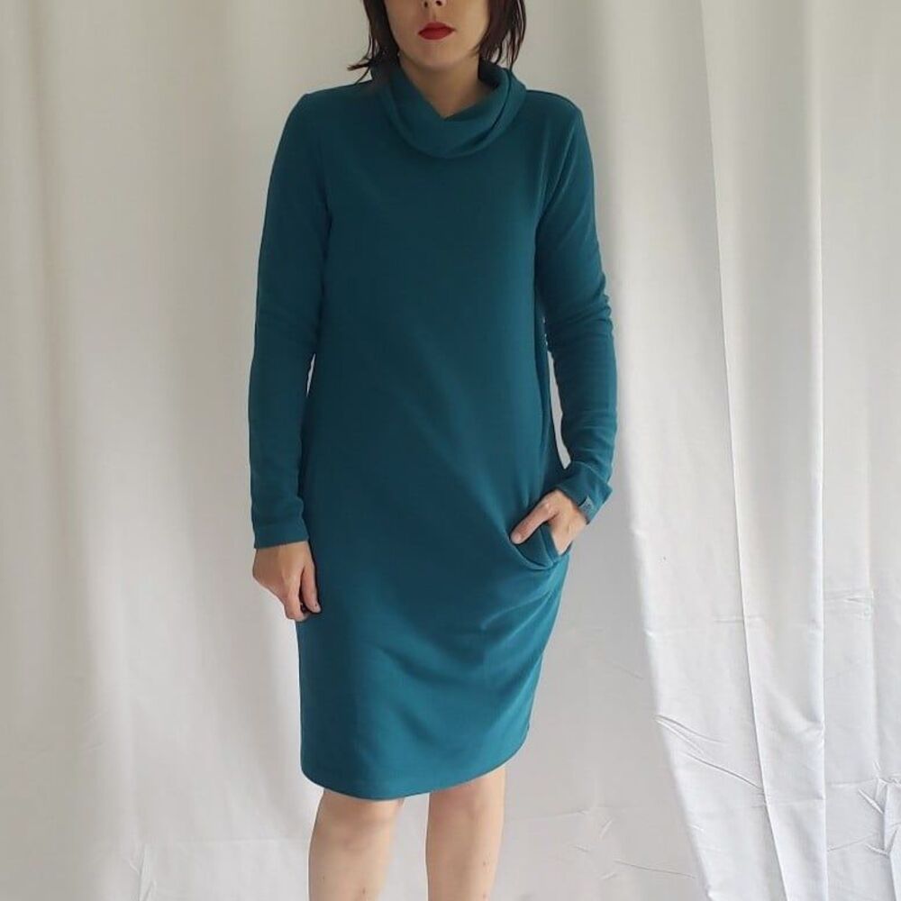 Teal Butter‎ Fleece Dress